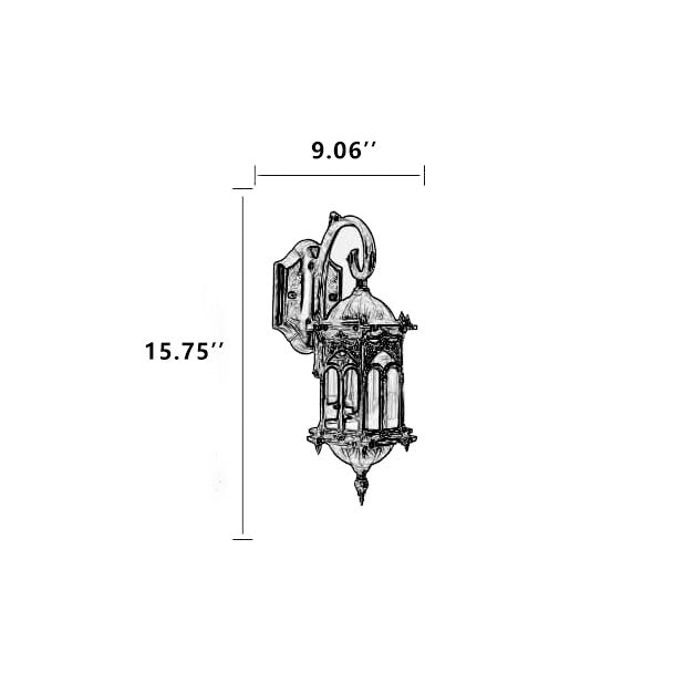WarmGlow - Zeitlose dekorative und elegante Vintage-Wandlanterne