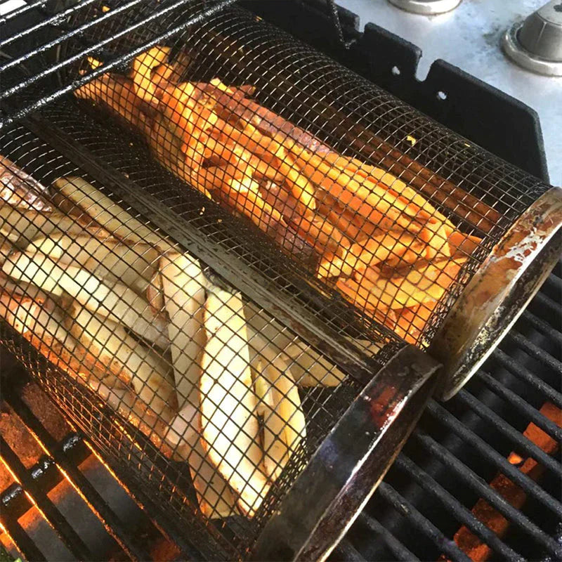 GrillMaster DuoLock Grillkorb aus rostfreiem Stahl