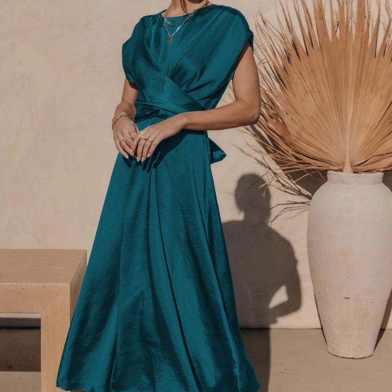 Sofie Elegante Wickel-Midi-Kleid