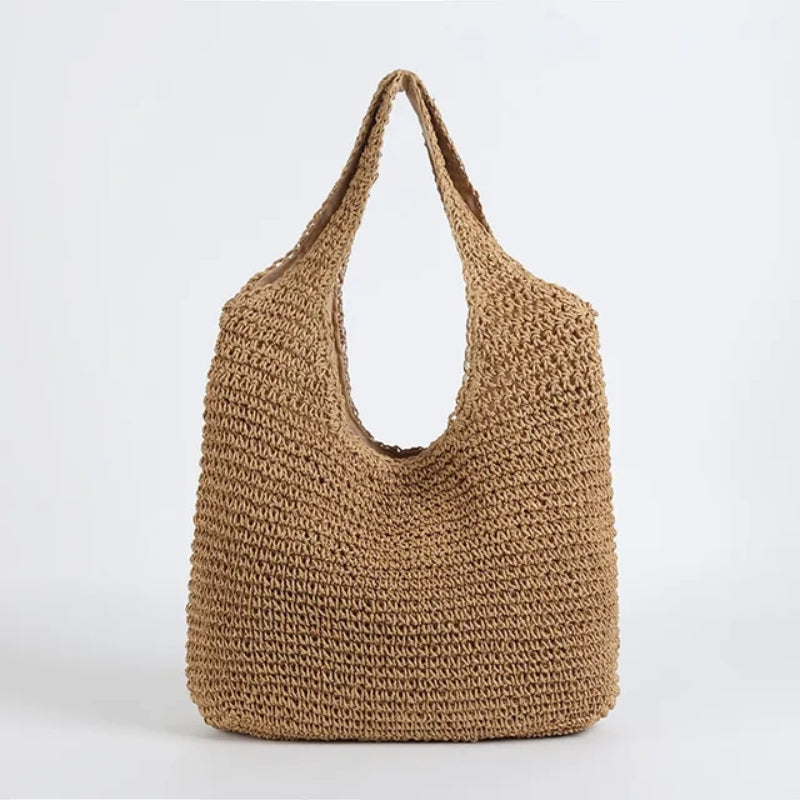 Emilie Let Schultertasche mit großer Kapazität und festem Riemen