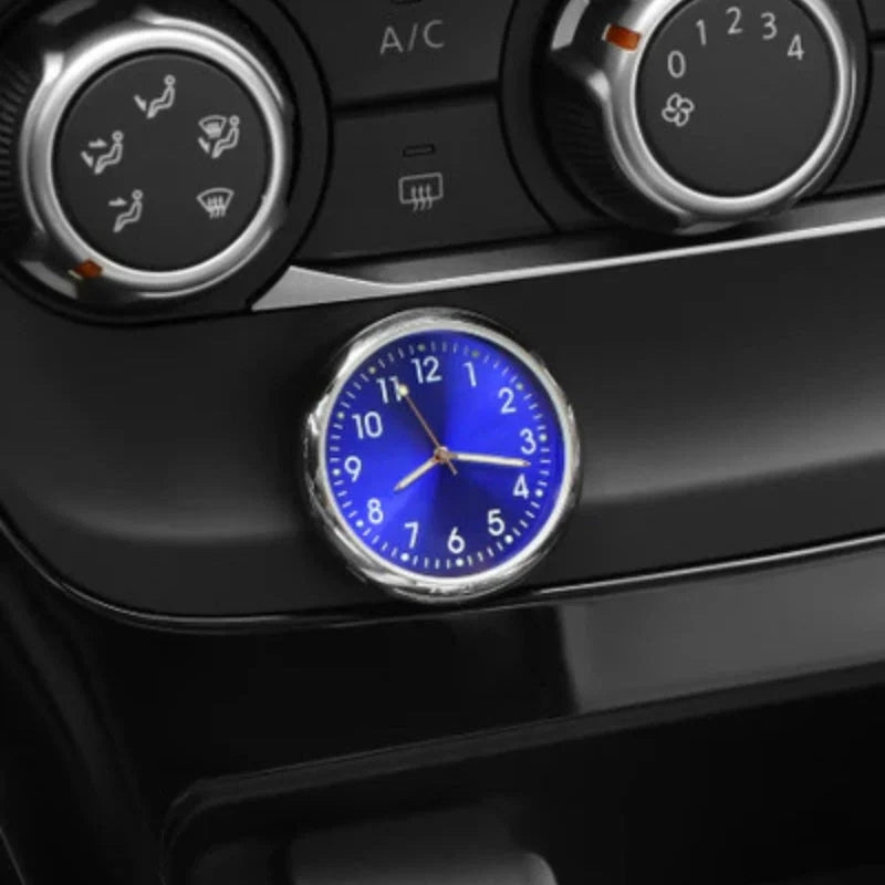 AutoTime Mini Rund Analog Uhr für das Autointerieur