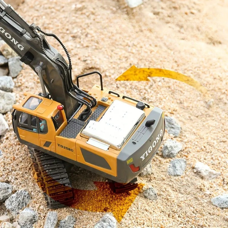 RC-Bagger mit Drehkabine und realistischer Grabfunktion