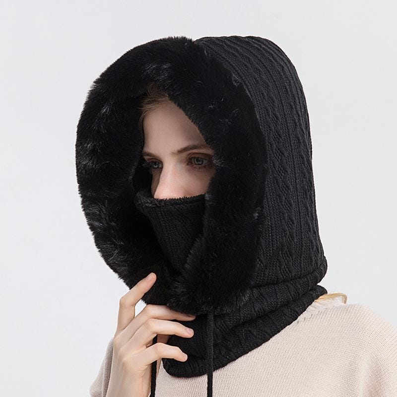 Amelia stilvolles und gemütliches Winterset mit Mütze und Maske