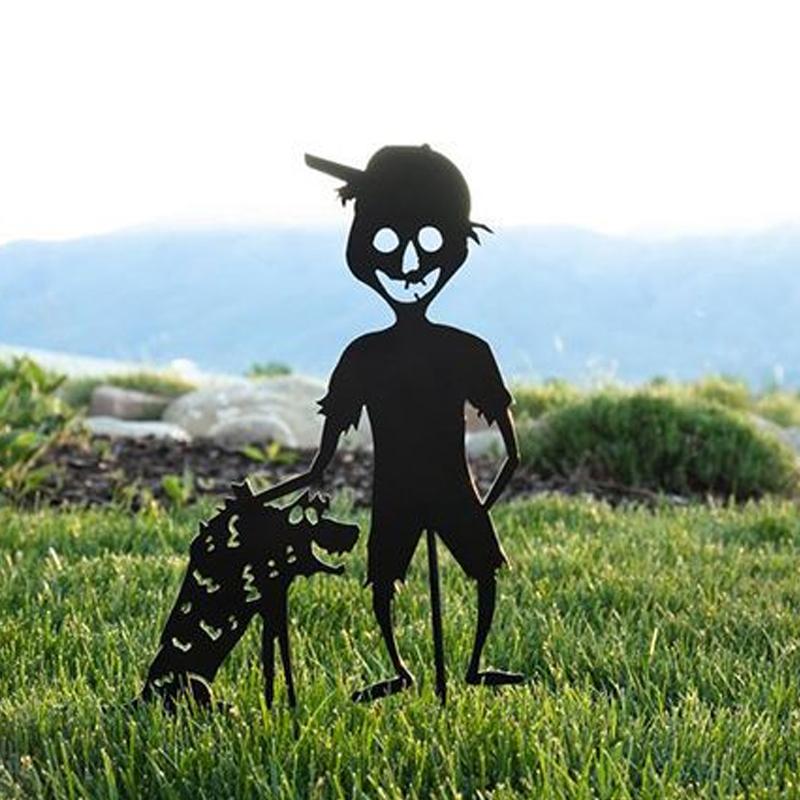 ScareSilhouette Unheimliche Garten Dekorationen