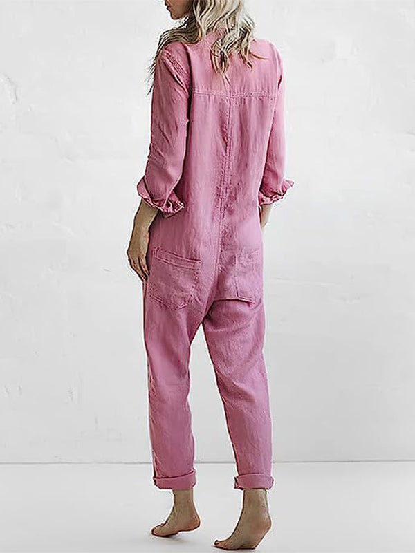 Sidney Langärmeliger Jumpsuit