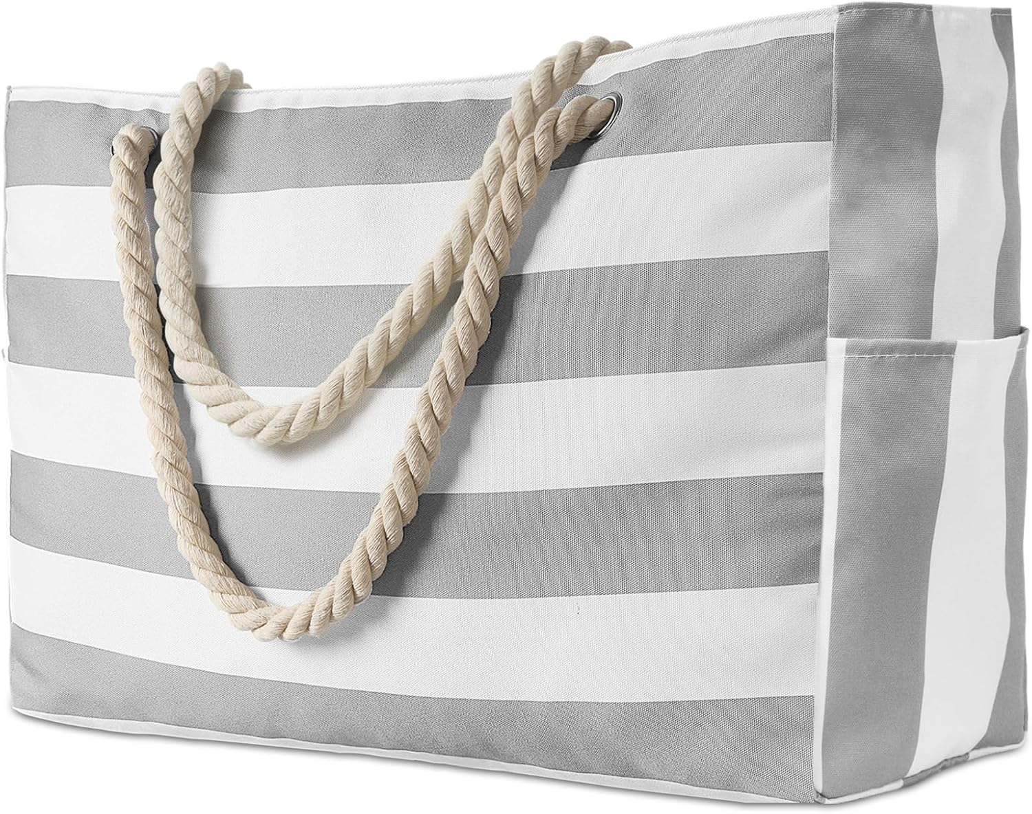 Große Strandtasche mit Reißverschluss – Wasserdicht & Praktisch