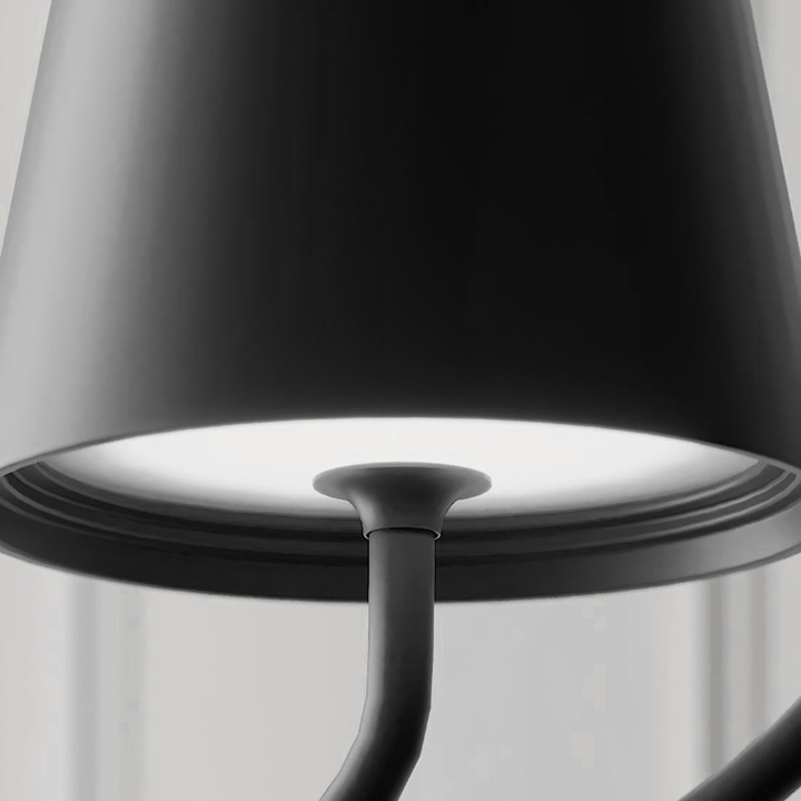 LumiNest – Wiederaufladbare LED-Hängelampe mit Touch-Dimmung