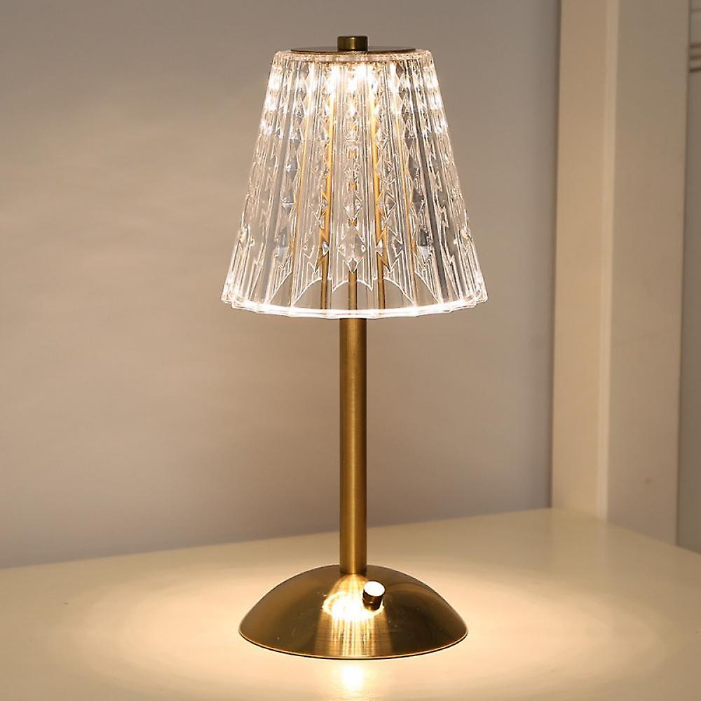 Elegante Kristall-Tischlampe