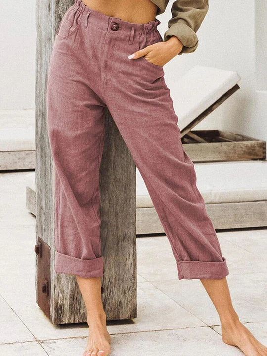 Lovise - Ungezwungene Eleganz und bequeme hochtaillierte Culottes