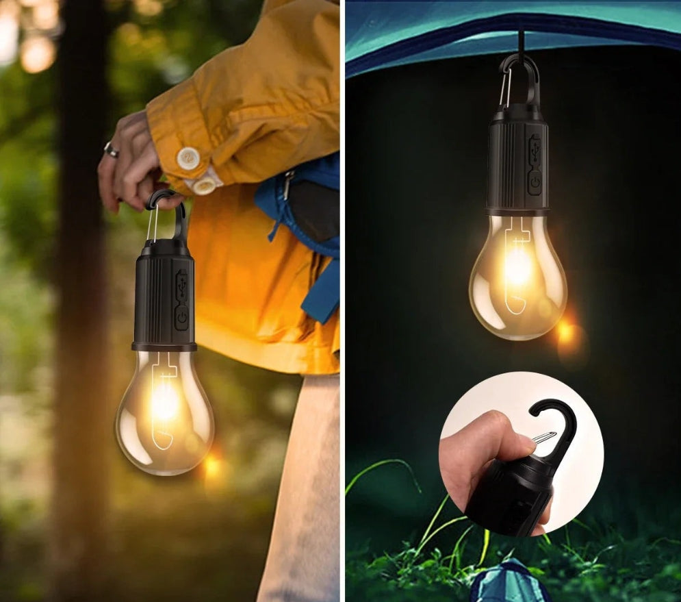 GlowMate - Tragbare und wiederaufladbare LED-Birnenlampe