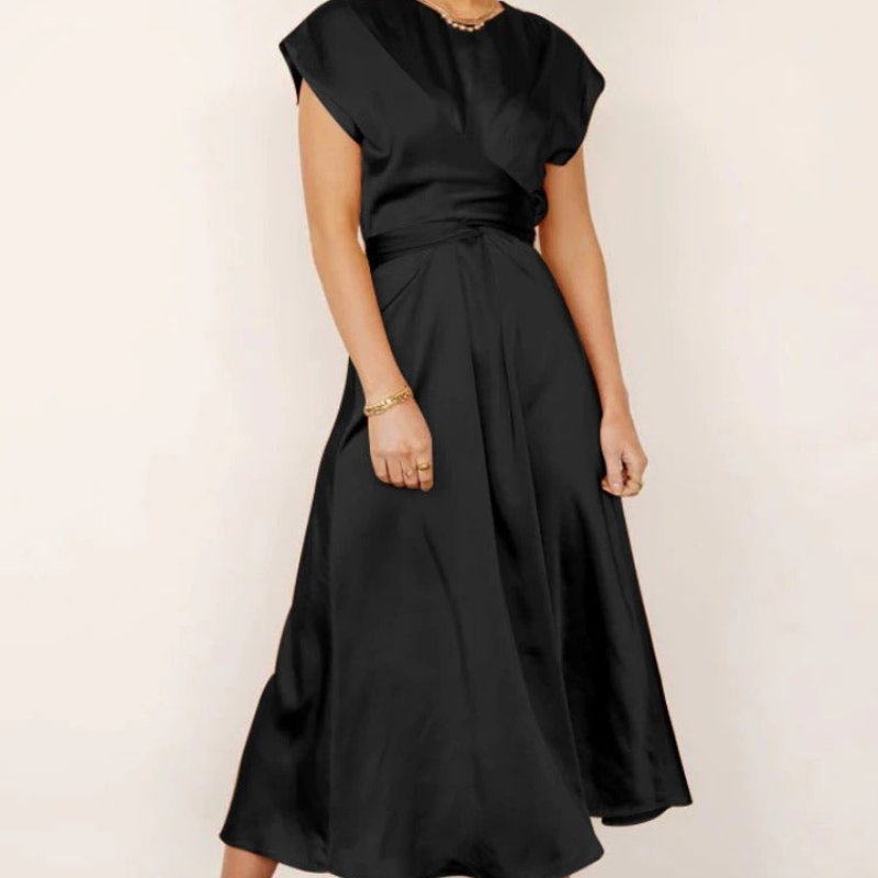 Sofie Elegante Wickel-Midi-Kleid