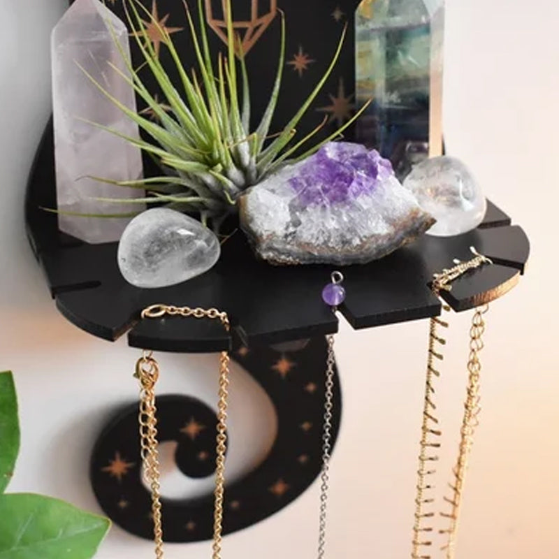 GothicDecor - Mystische Wandregale mit Kerzenhaltern