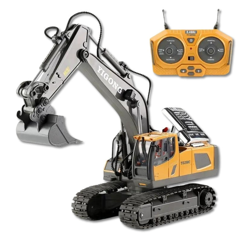 RC-Bagger mit Drehkabine und realistischer Grabfunktion