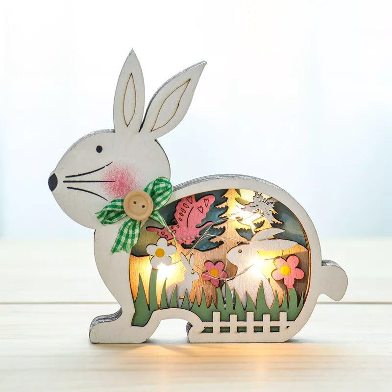 FestiveDecor - Ostern LED Holz Dekorationskollektion