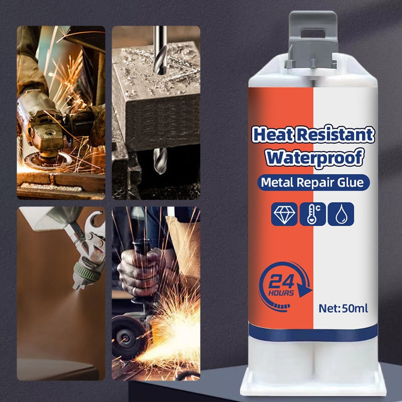 FixBond Wärmebeständige und Wasserdichte Metallreparaturkleber