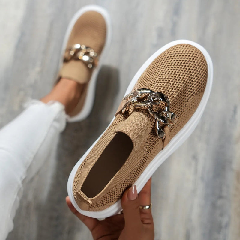 Sofia Atmungsaktive Schuhe mit Dicke Sohle und Rutschfestem Design