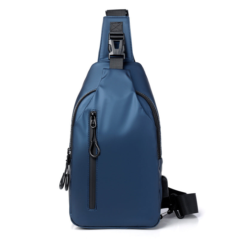 Dion - Schwarzer Crossbody-Rucksack für Männer