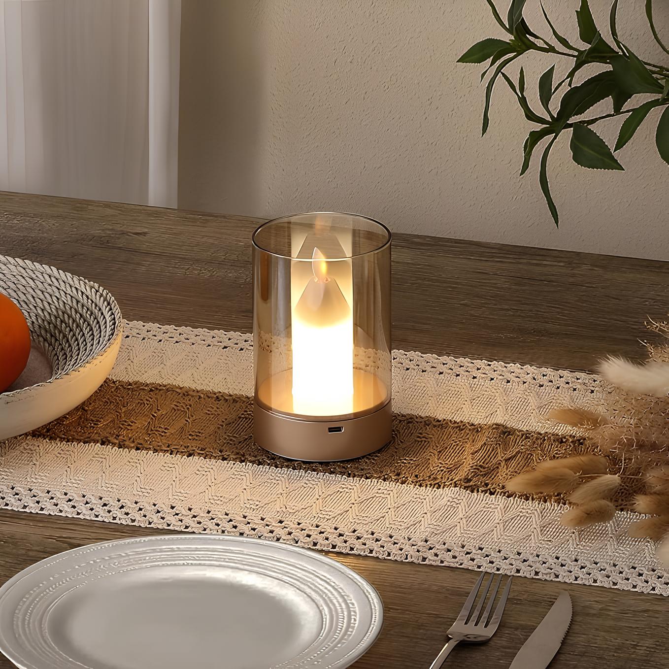 GlowFlicker - Realistische LED-Lampe mit Flammenteffekt
