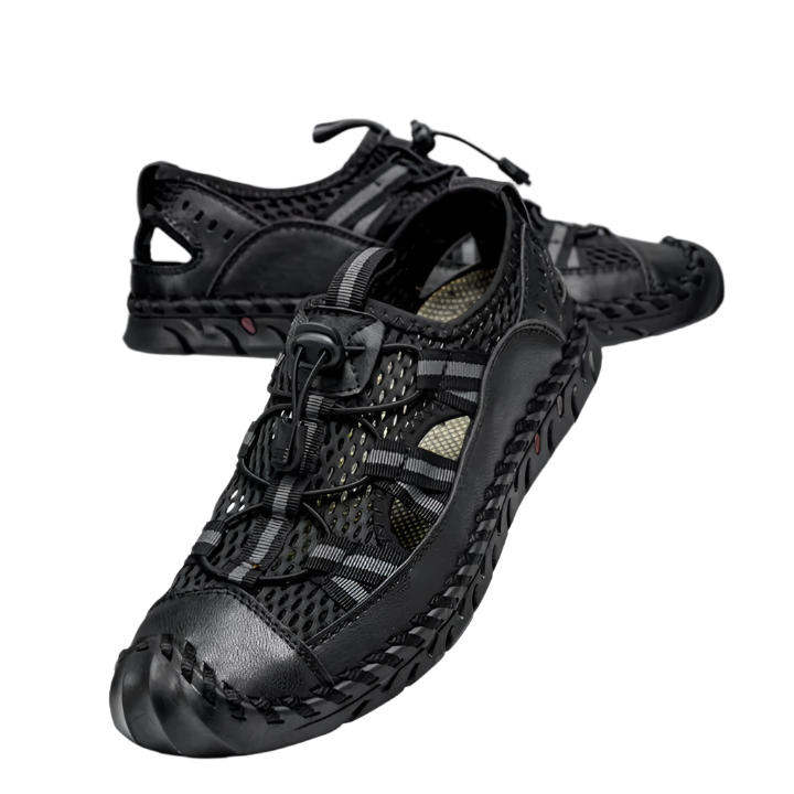 AntonTrek - Robuste Sandalen mit Mesh-Details und Nähten