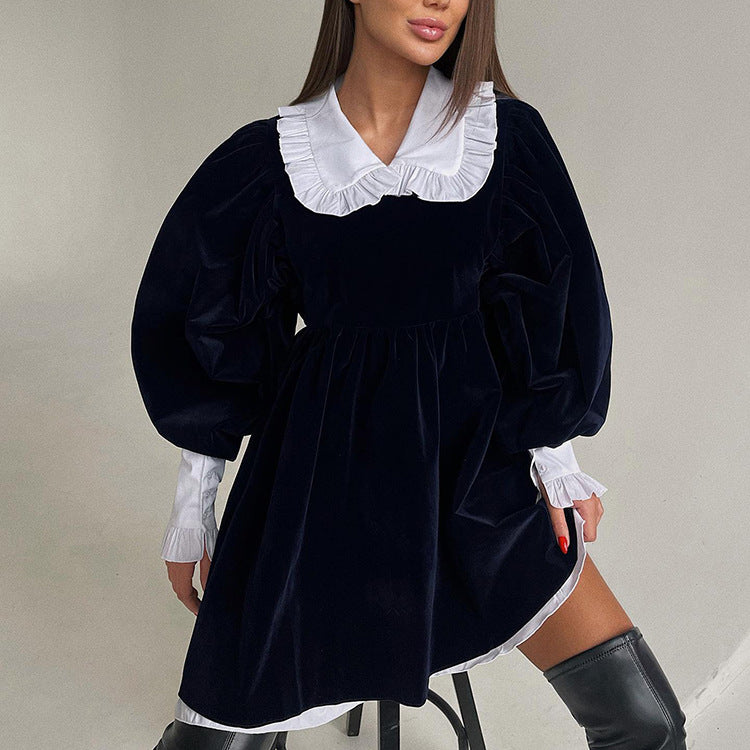 Lolita - Luxuriöses französisches Stil Puppenkragen Modekleid