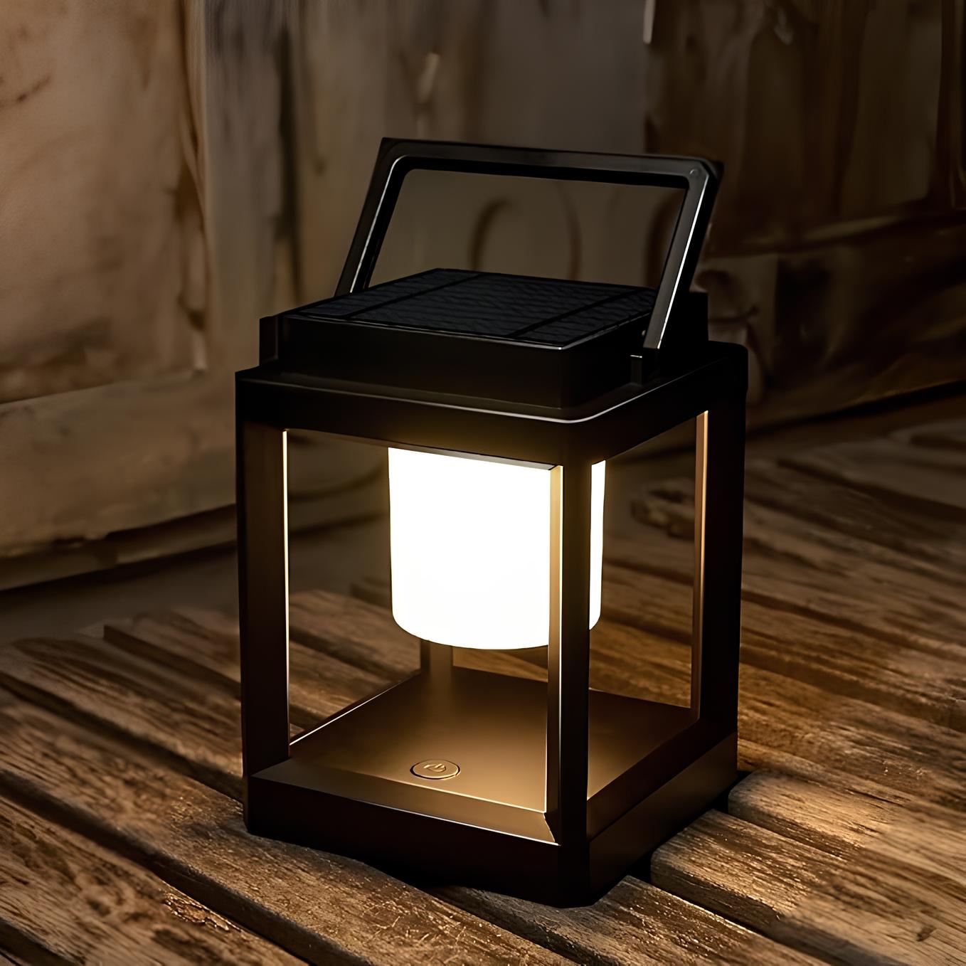 Lyssol Tragbare Solarlampe mit Verstellbarer Außenbeleuchtung