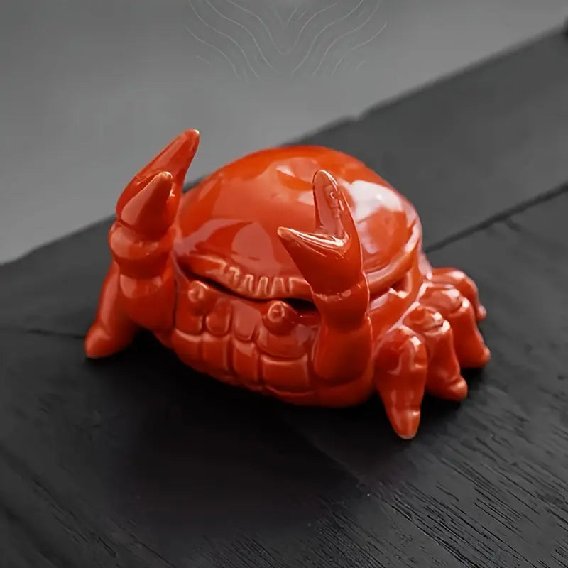 CrabbySmoke – Einzigartiger krabbenförmiger Aschenbecher mit Deckel