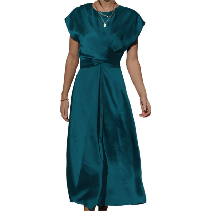 Sofie Elegante Wickel-Midi-Kleid