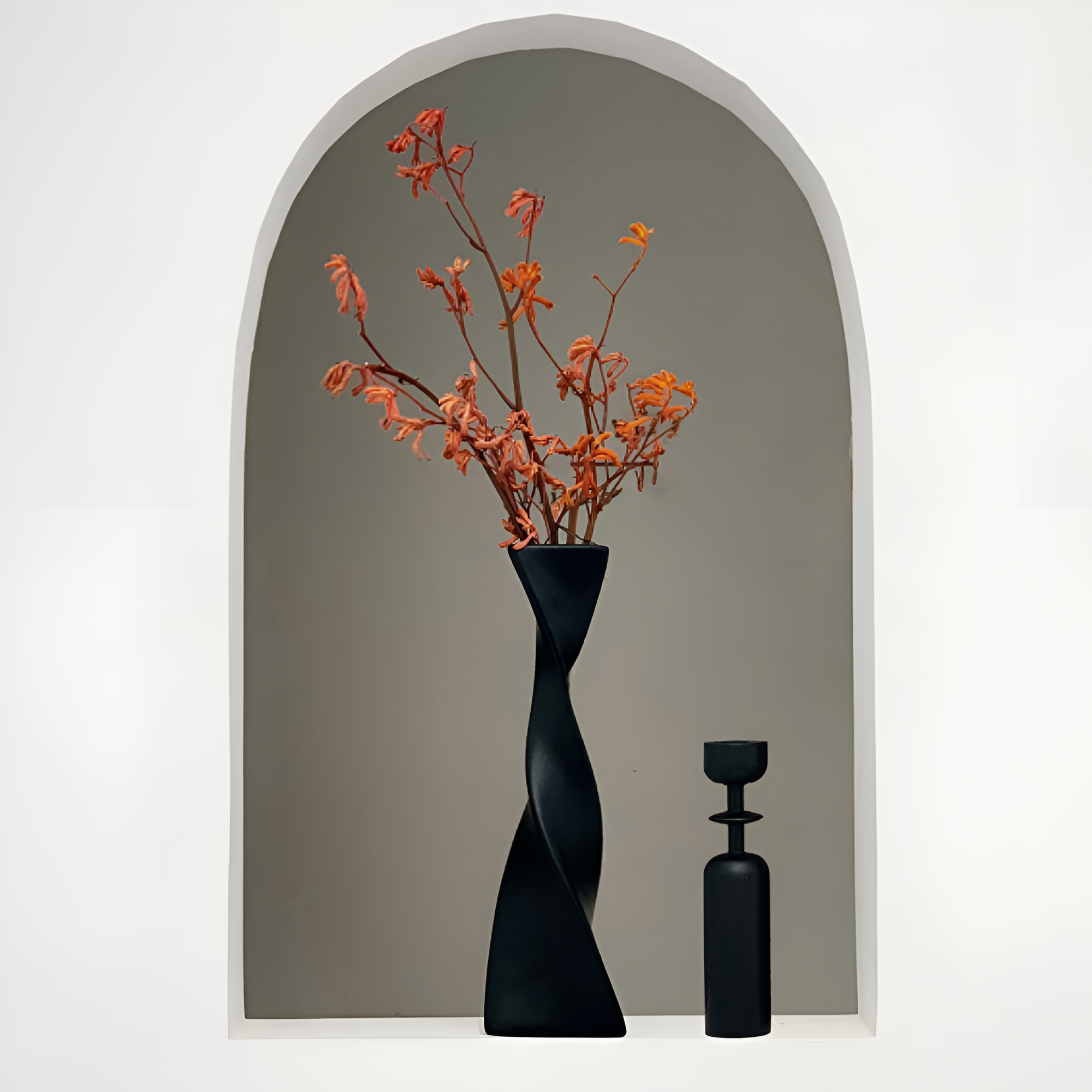 SpiralElegance Keramikvase – Modernes Snoet-Design