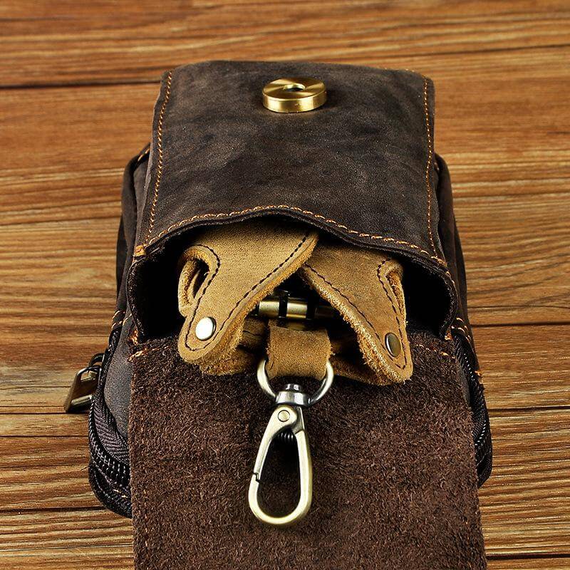 Simon - Stilvolle vegane Leder-Gürteltasche