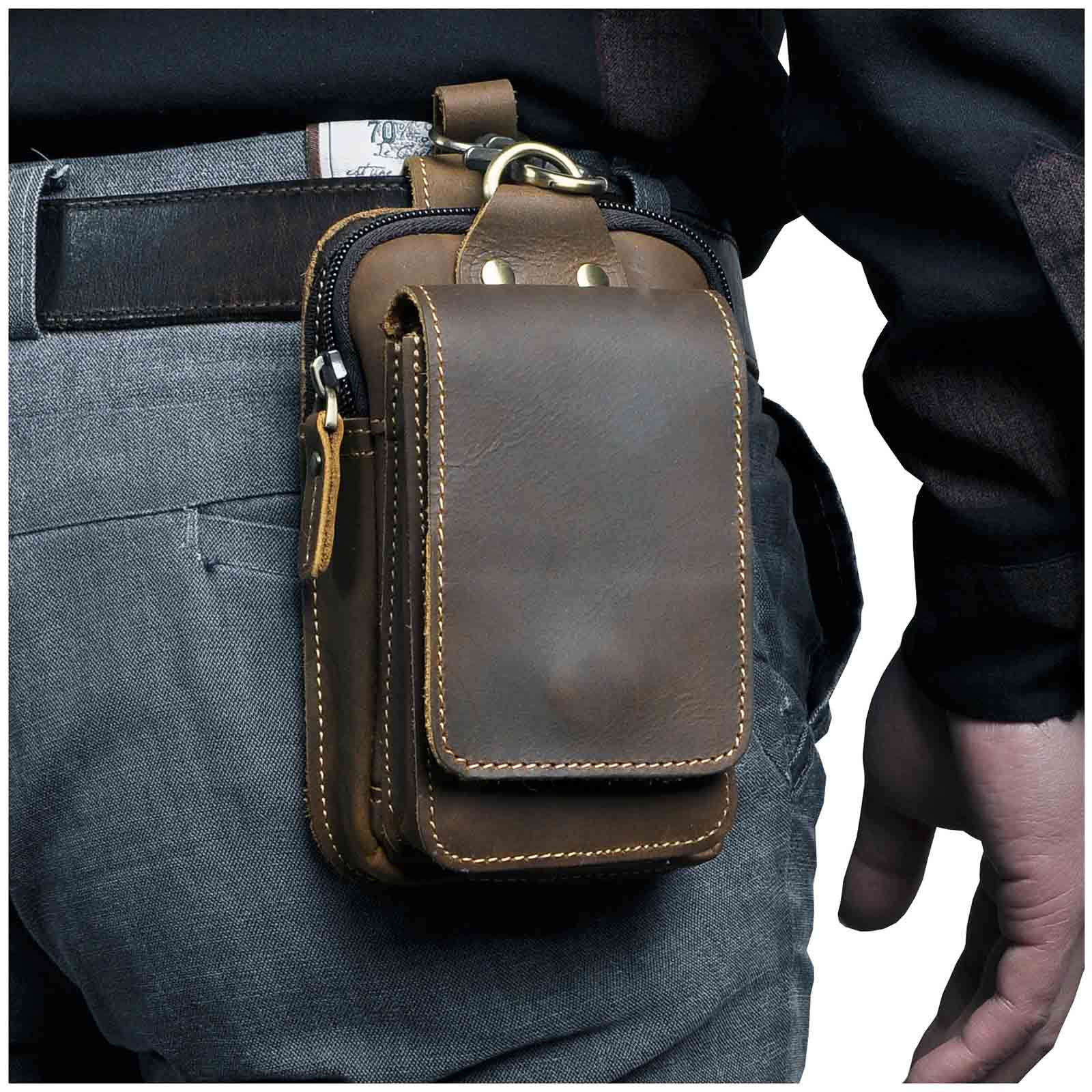 Simon - Stilvolle vegane Leder-Gürteltasche