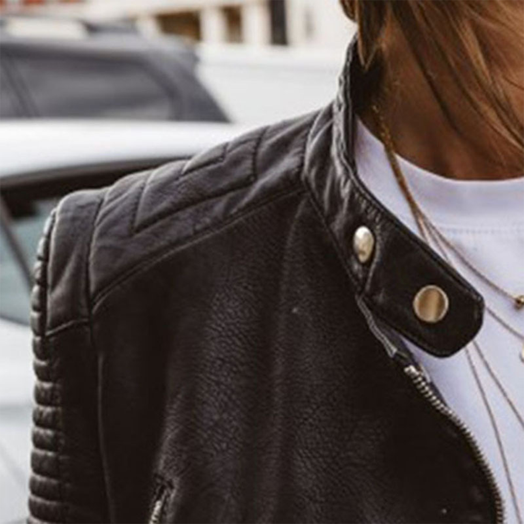 Aveline | Elegante Echtlederjacke