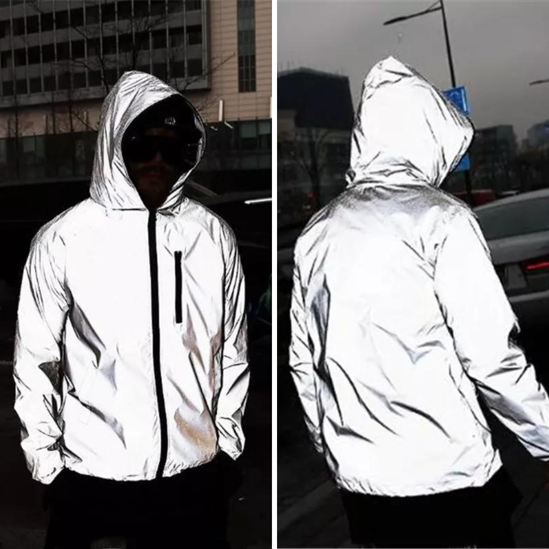 Hera - Lässige Unisex reflektierende Kapuzenjacke