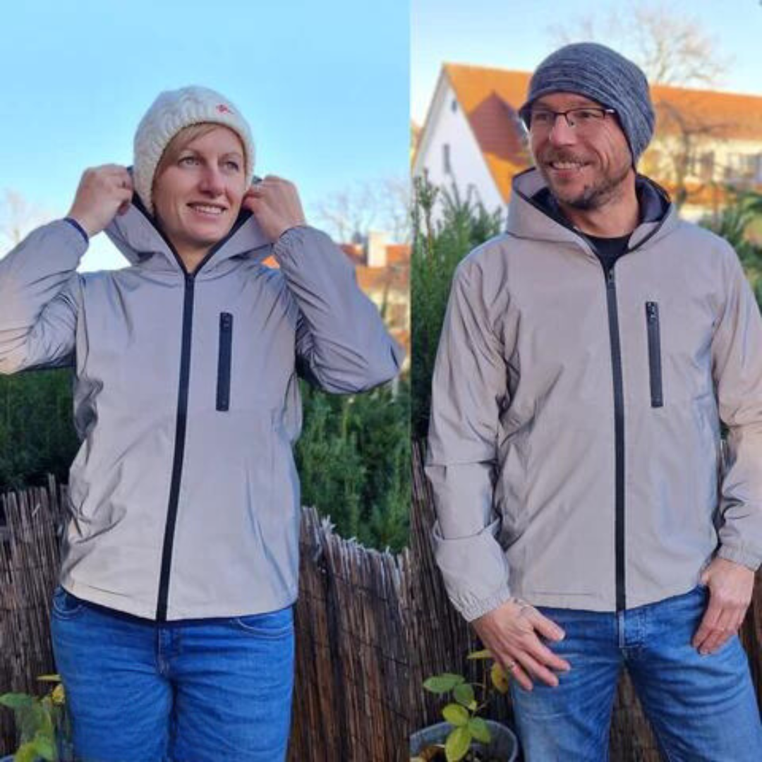Hera - Lässige Unisex reflektierende Kapuzenjacke