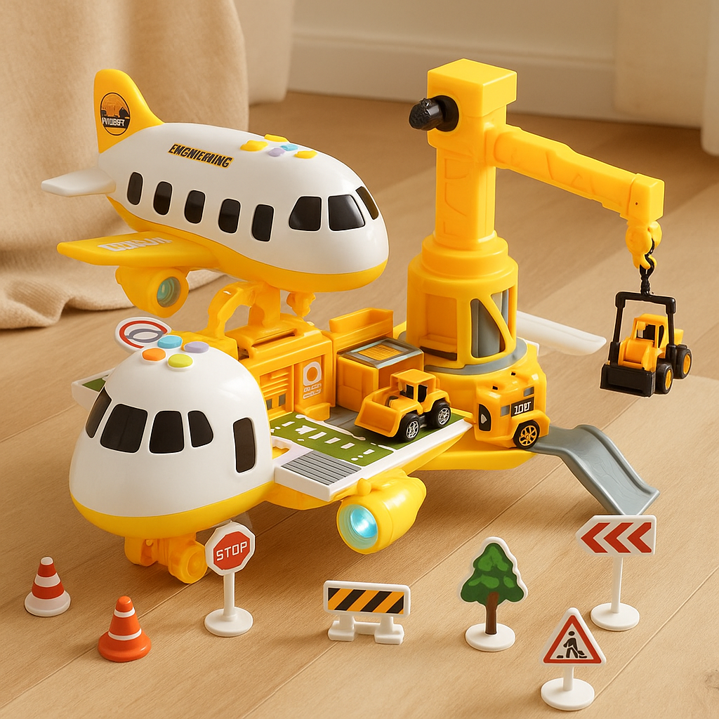 AeroVoyage | Abenteuerflug- und Fahrzeug-Spielset