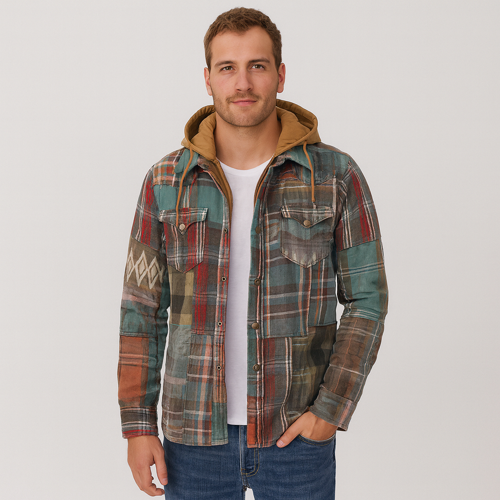 Alaric | Patchwork Karo-Jacke