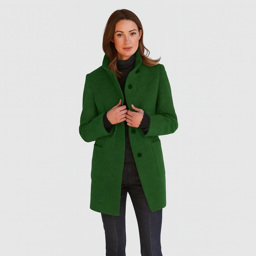 Alvera | Eleganter Mantel aus Wollmischung