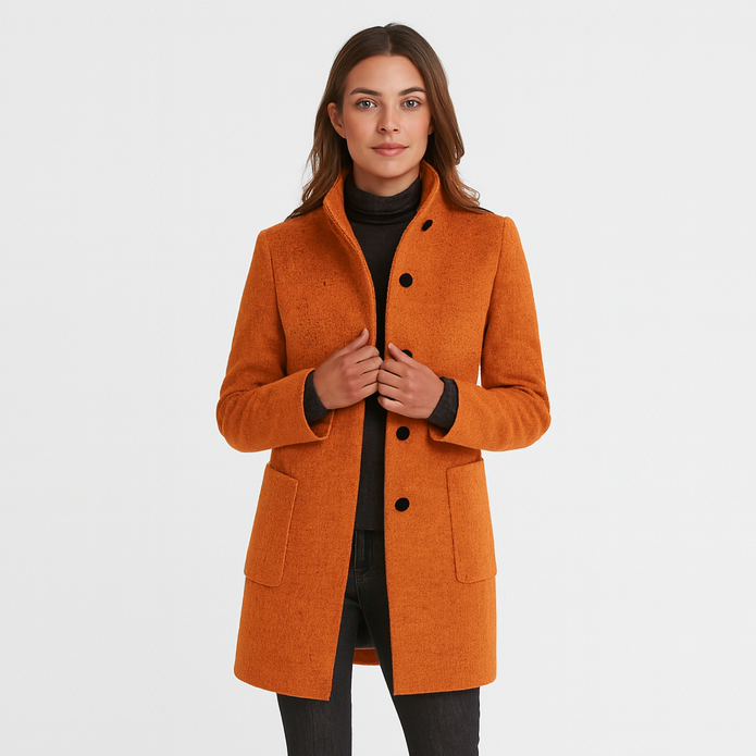 Alvera | Eleganter Mantel aus Wollmischung