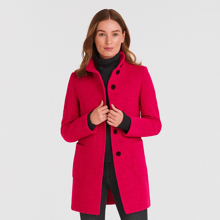 Alvera | Eleganter Mantel aus Wollmischung