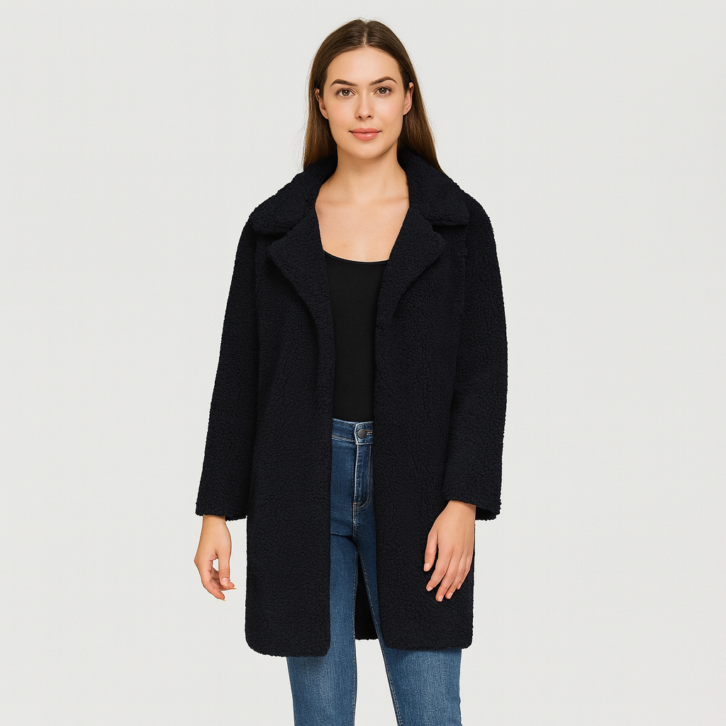Amara | Flauschiger Bouclé-Mantel