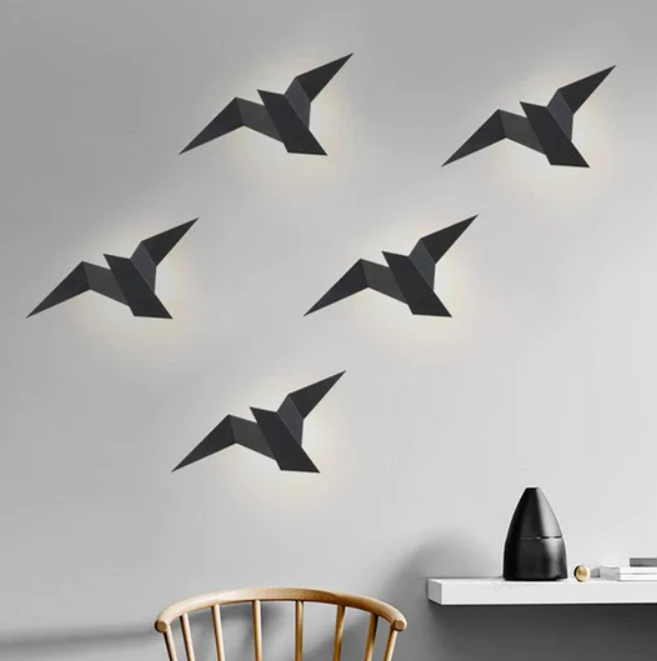 LumeNest – Künstlerische Vogel-Wandlampe für einen modernen Touch