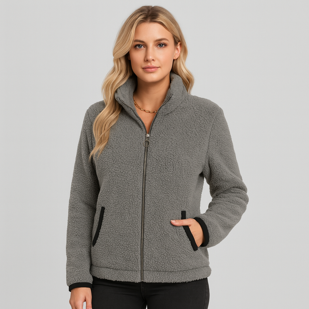 Arla | Plush Zip-Up Winterjacke