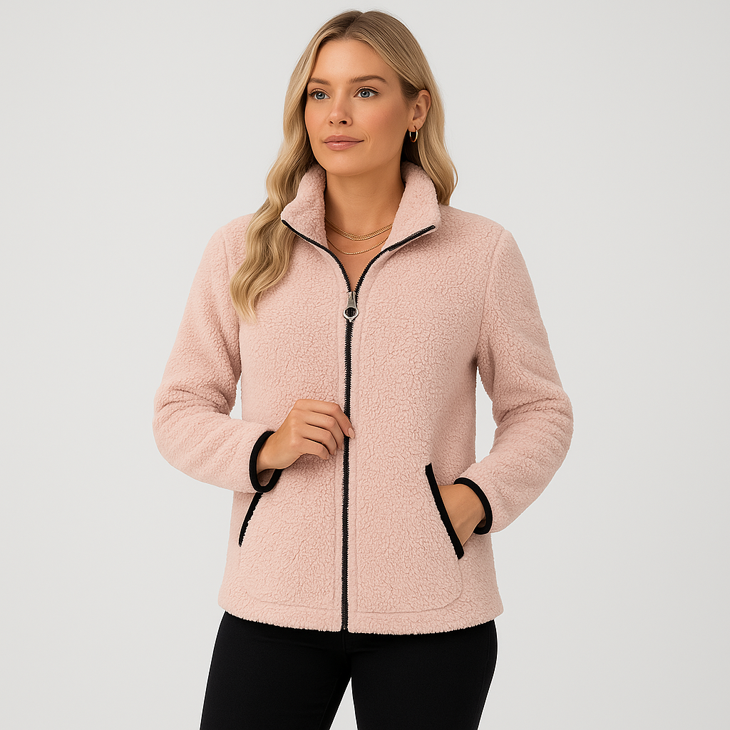 Arla | Plush Zip-Up Winterjacke