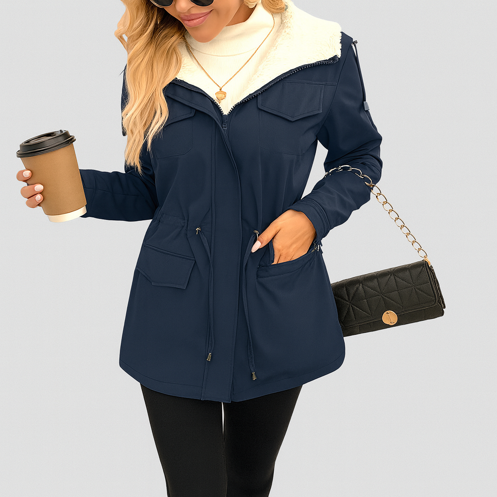 Aurielle | Elegante Kapuzenjacke mit Thermoisolierung