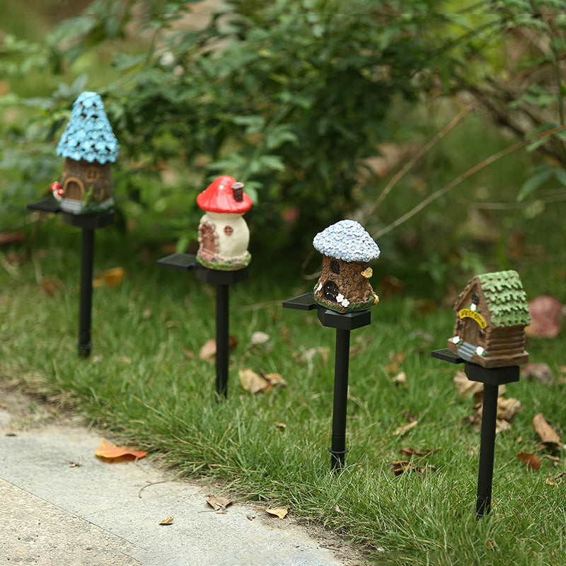 MushroomGlow - Solarleuchten für den Garten mit LED-Projektion