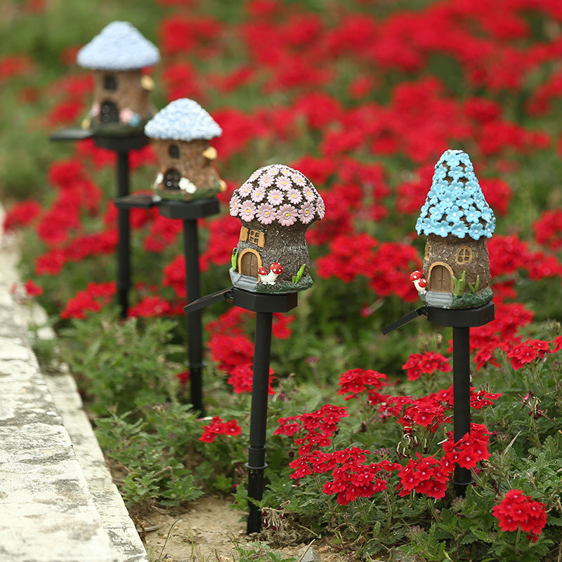 MushroomGlow - Solarleuchten für den Garten mit LED-Projektion