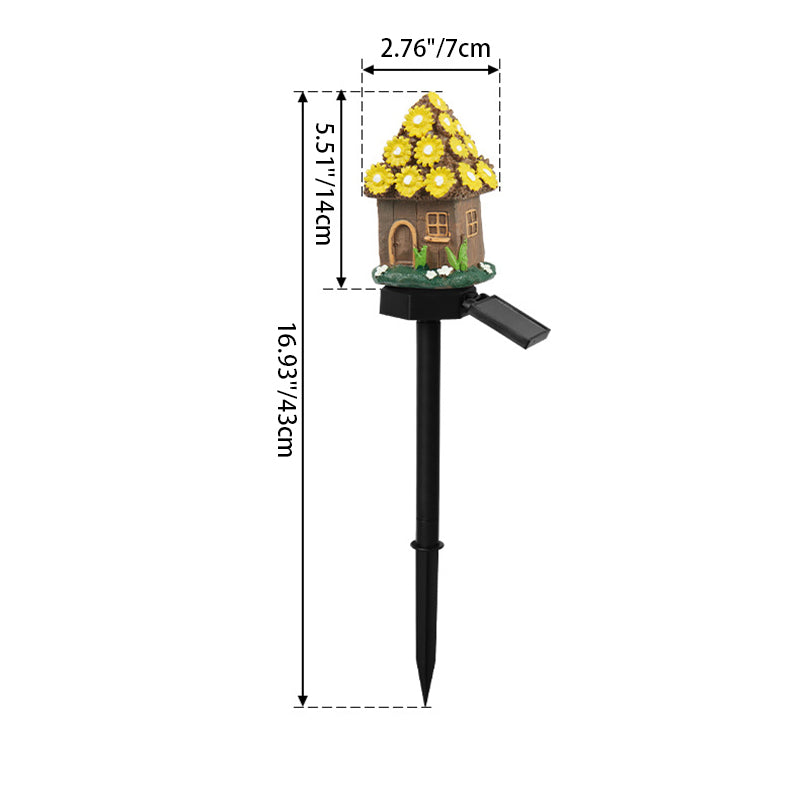 MushroomGlow - Solarleuchten für den Garten mit LED-Projektion