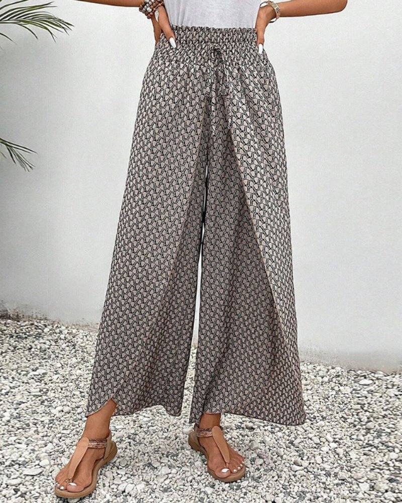Maja Weite Beinhosen mit Geometrischem Druck