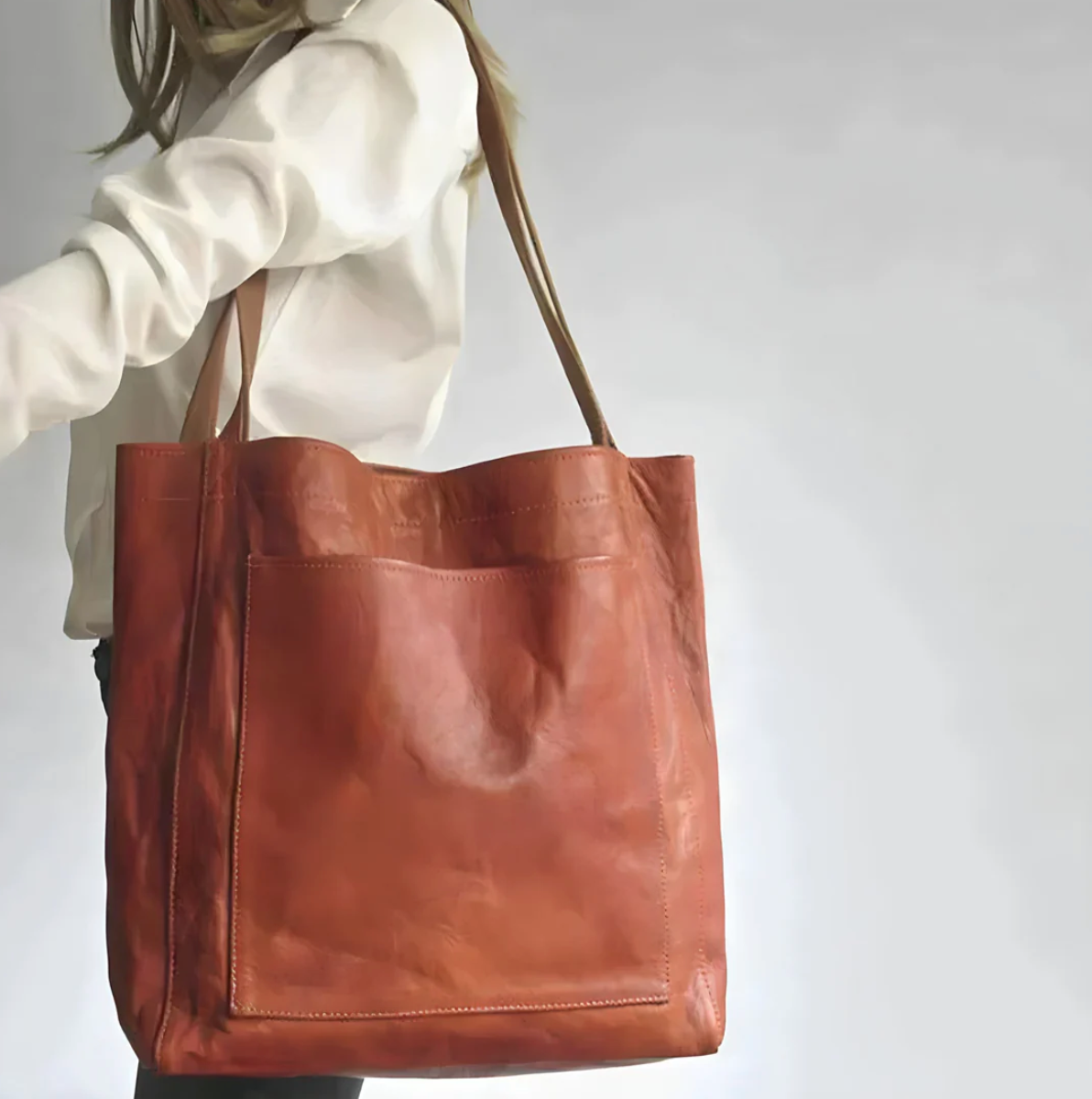 Handgefertigte, elegante Ledertasche