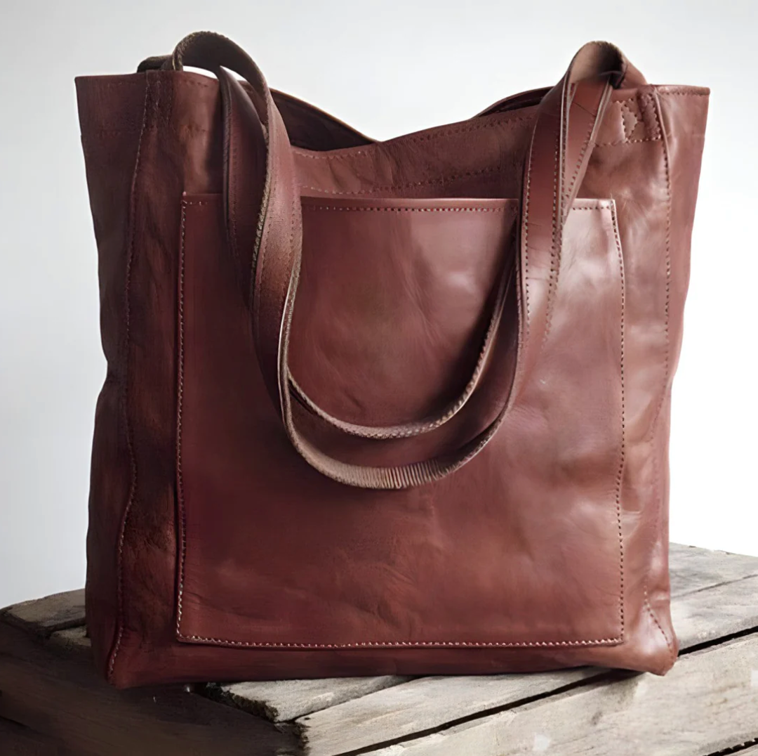 Handgefertigte, elegante Ledertasche