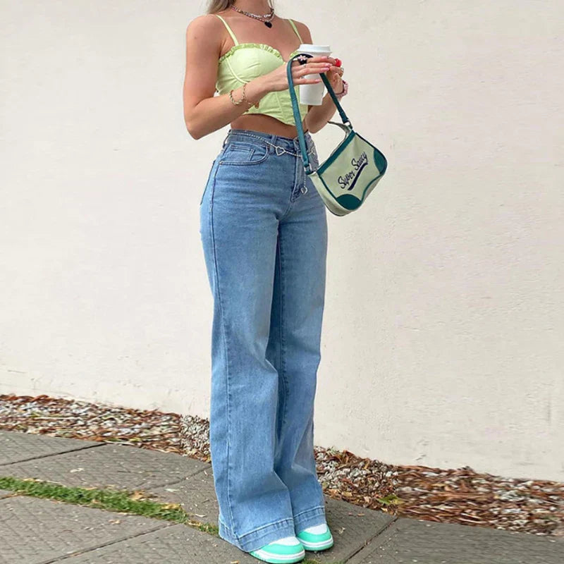 Janine Classic | Mittel-hohe taillierte Jeans für Frauen